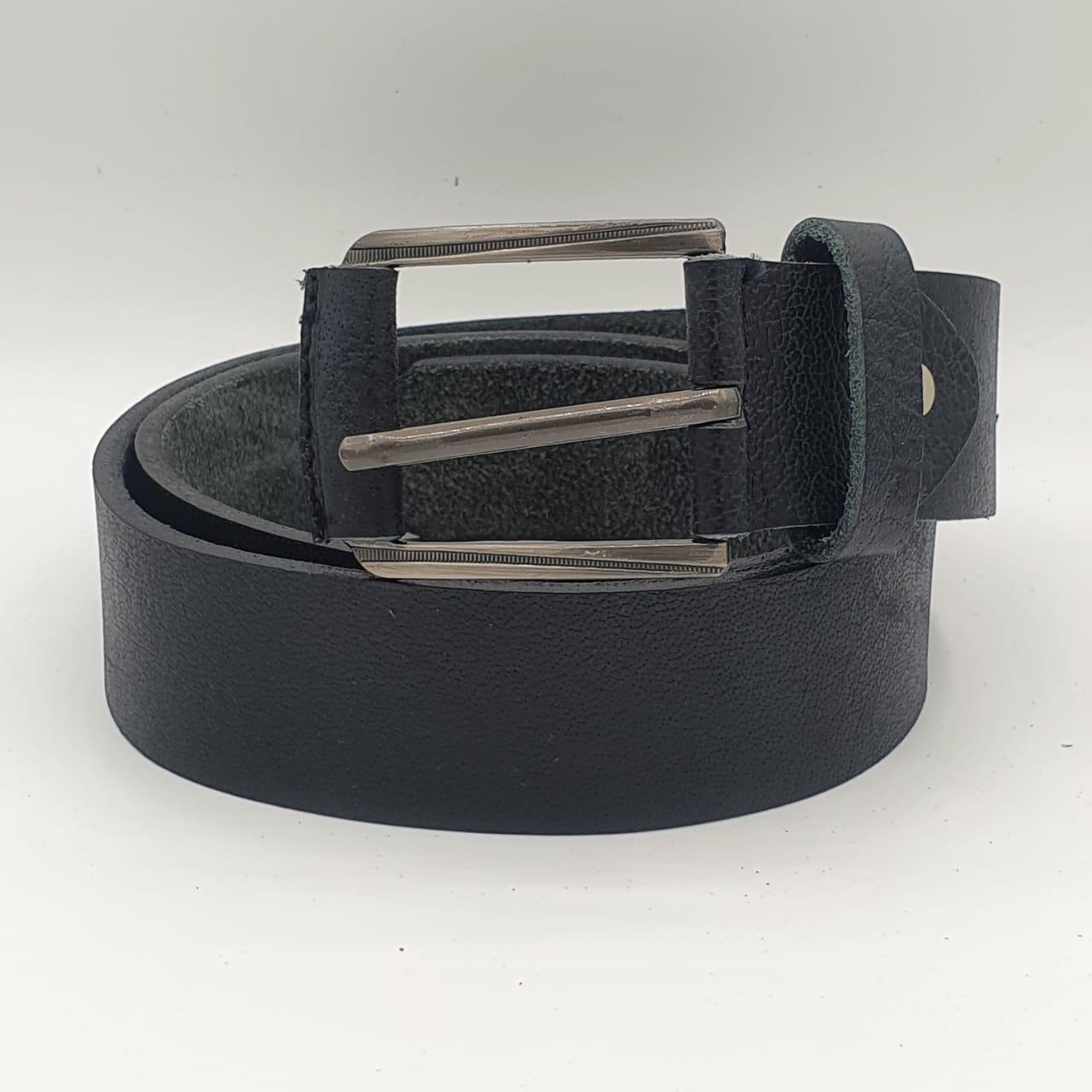 Black Leather Belt For Men