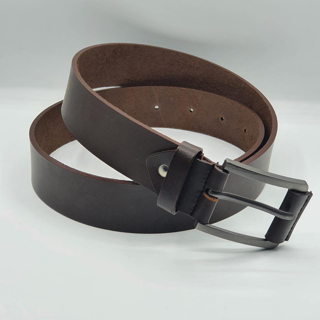 Brown Leather Belt For Men